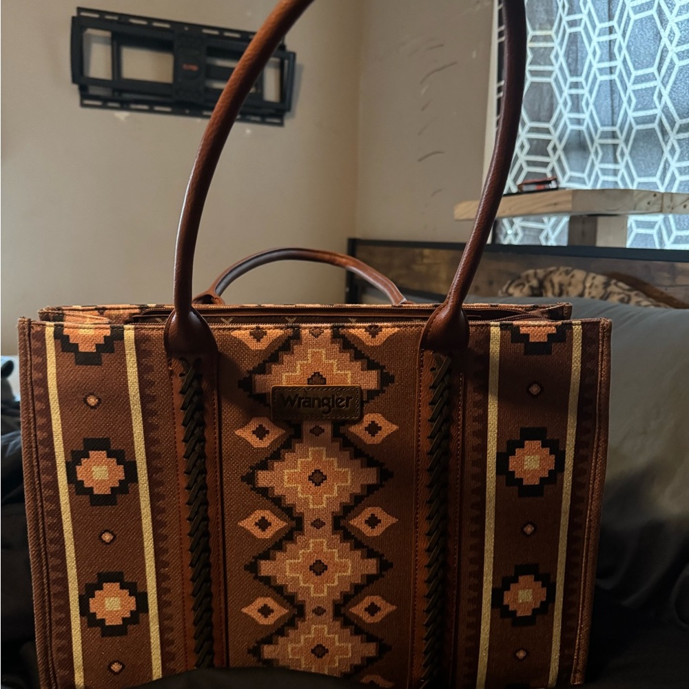 Wrangler Brown Patterned Women's Bag